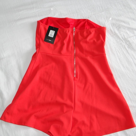 NWT - Fashion Nova Romper Coral - Picture 3 of 8